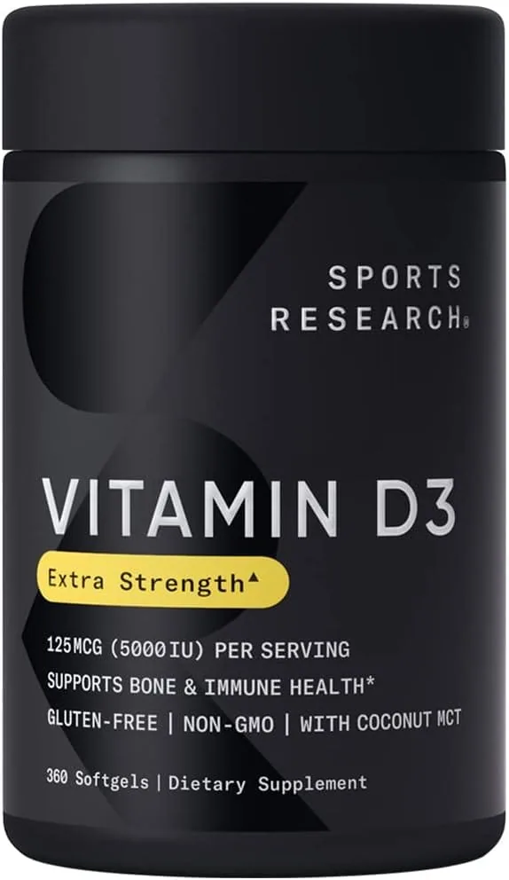 SPORTS RESEARCH VITAMIN D3 5000 IU SPORTS RESEARCH VITAMIN D3 5000 IU